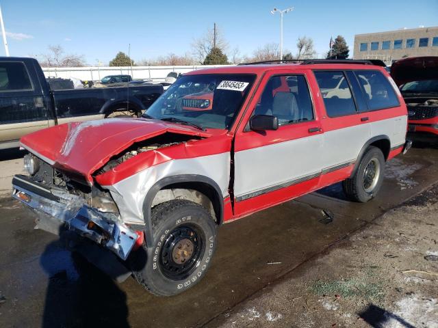 1GNDT13Z4M2143799 - 1991 CHEVROLET BLAZER S10 TWO TONE photo 1