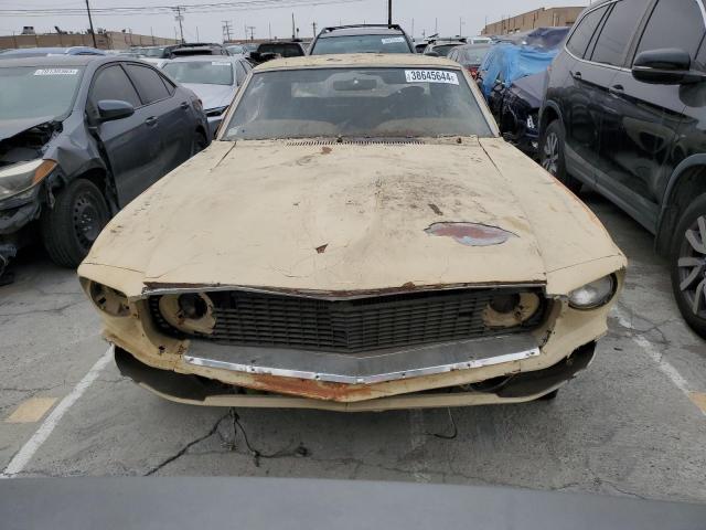 9R01T145887 - 1969 FORD MUSTANG BEIGE photo 5