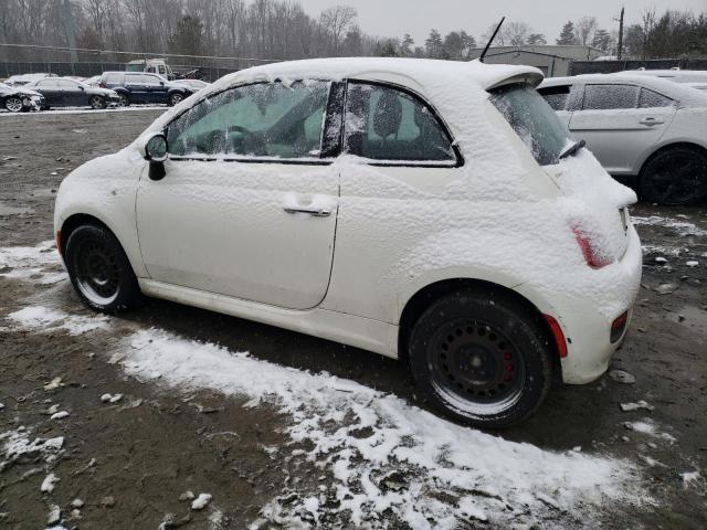 3C3CFFBR0CT116627 - 2012 FIAT 500 SPORT WHITE photo 2