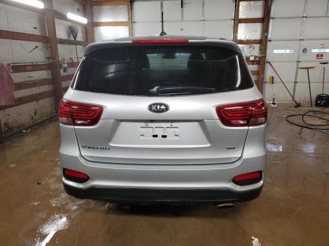 5XYPG4A3XKG509357 - 2019 KIA SORENTO L SILVER photo 6