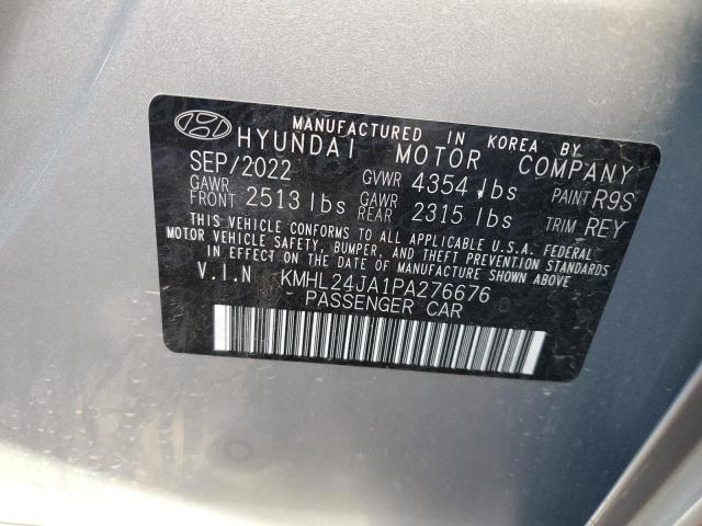 KMHL24JA1PA276676 - 2023 HYUNDAI SONATA SE SILVER photo 13