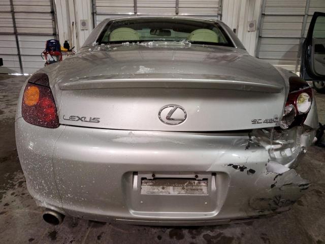 JTHFN48Y930049052 - 2003 LEXUS SC 430 SILVER photo 6