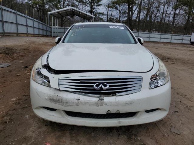 JNKBV61E88M202563 - 2008 INFINITI G35 WHITE photo 5