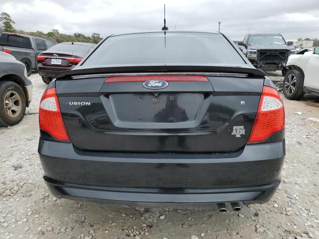 3FAHP0HA6BR329502 - 2011 FORD FUSION SE BLACK photo 6