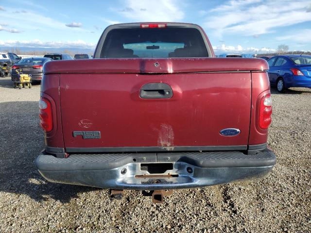 1FTRW07LX3KA64206 - 2003 FORD F150 SUPERCREW MAROON photo 6