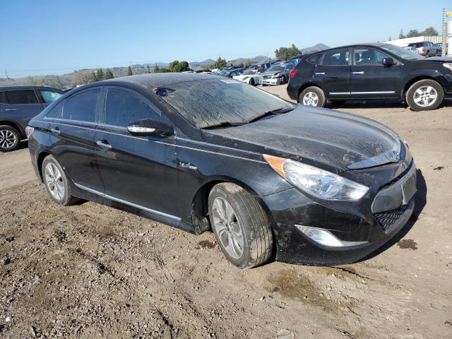 KMHEC4A47EA103404 - 2014 HYUNDAI SONATA HYB BLACK photo 4