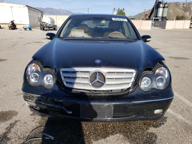 WDBRF61J63E011848 - 2003 MERCEDES-BENZ C 240 BLACK photo 5