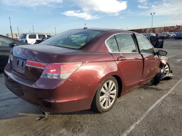 1HGCP2F81BA095569 - 2011 HONDA ACCORD EXL BURGUNDY photo 3