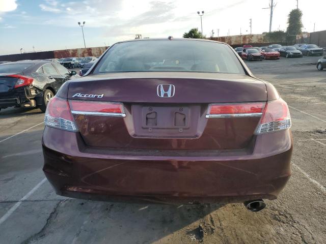 1HGCP2F81BA095569 - 2011 HONDA ACCORD EXL BURGUNDY photo 6