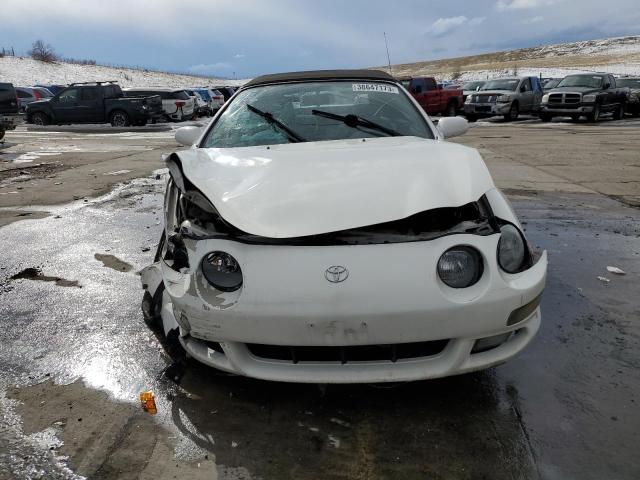 JT5FG02T2W0048858 - 1998 TOYOTA CELICA GT WHITE photo 5