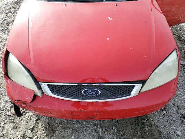 1FAFP34N37W139095 - 2007 FORD FOCUS ZX4 RED photo 11