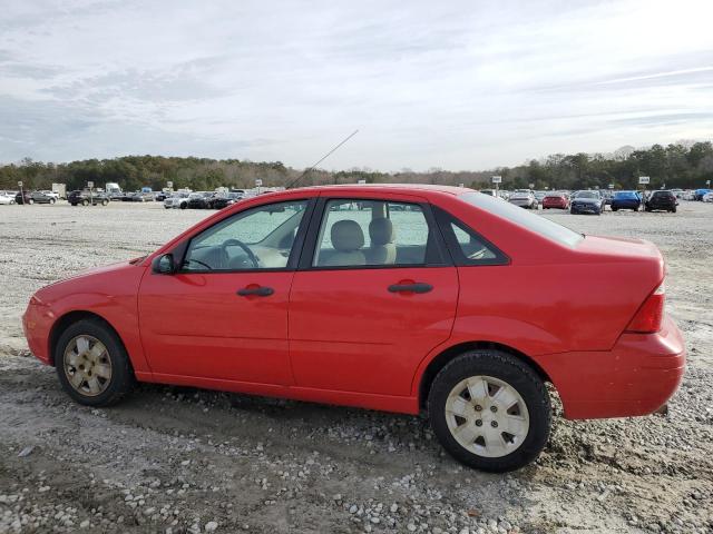 1FAFP34N37W139095 - 2007 FORD FOCUS ZX4 RED photo 2