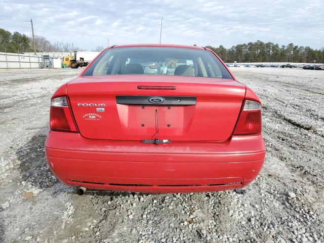 1FAFP34N37W139095 - 2007 FORD FOCUS ZX4 RED photo 6