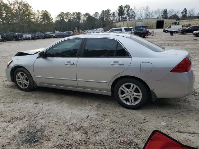 1HGCM56756A070410 - 2006 HONDA ACCORD EX SILVER photo 2