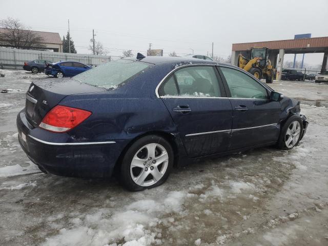 JH4KB16545C000597 - 2005 ACURA RL BLUE photo 3