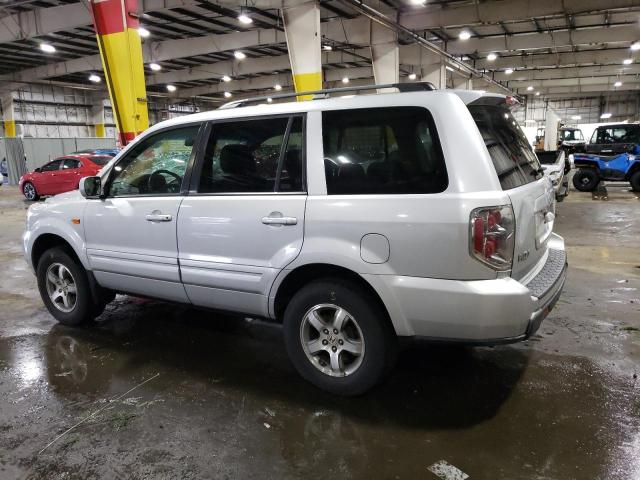 2HKYF18787H533672 - 2007 HONDA PILOT EXL SILVER photo 2