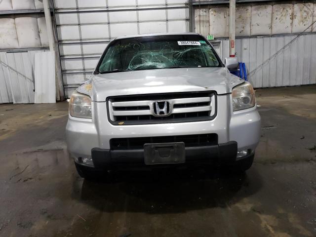 2HKYF18787H533672 - 2007 HONDA PILOT EXL SILVER photo 5