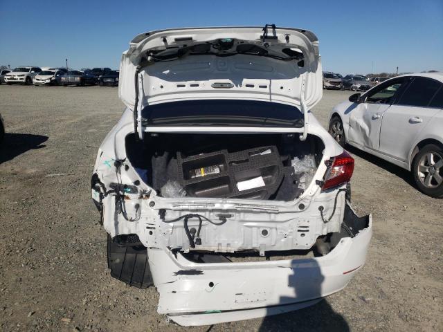 1HGCV3F55NA007483 - 2022 HONDA ACCORD HYBRID EXL WHITE photo 6