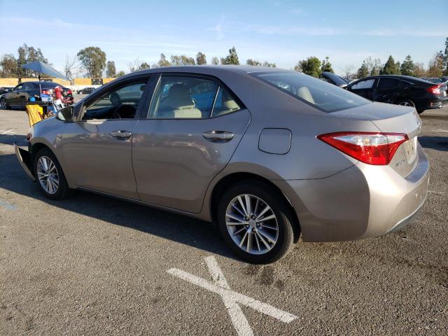 5YFBURHE0FP356433 - 2015 TOYOTA COROLLA L TAN photo 2