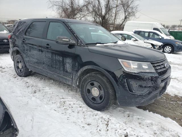 1FM5K8AR9HGC78809 - 2017 FORD EXPLORER POLICE INTERCEPTOR Schwarz Foto 4