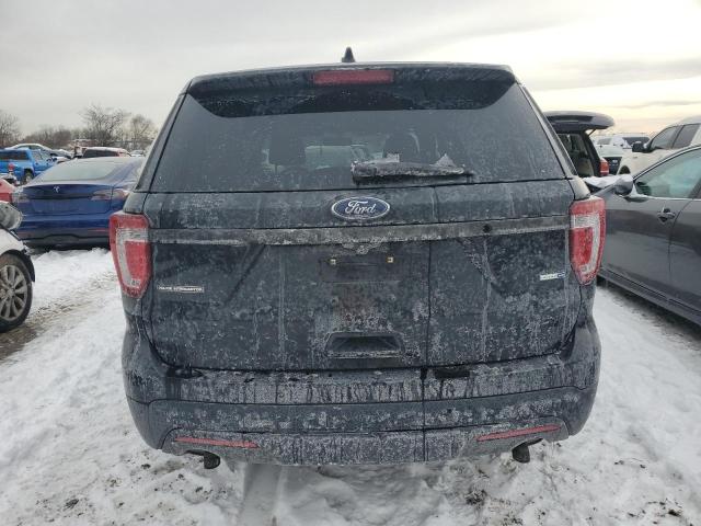 1FM5K8AR9HGC78809 - 2017 FORD EXPLORER POLICE INTERCEPTOR Schwarz Foto 6