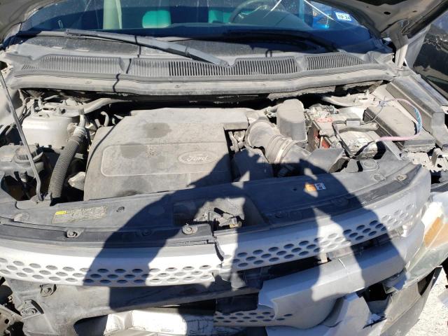 1FMHK7B81BGA02743 - 2011 FORD EXPLORER SILVER photo 11