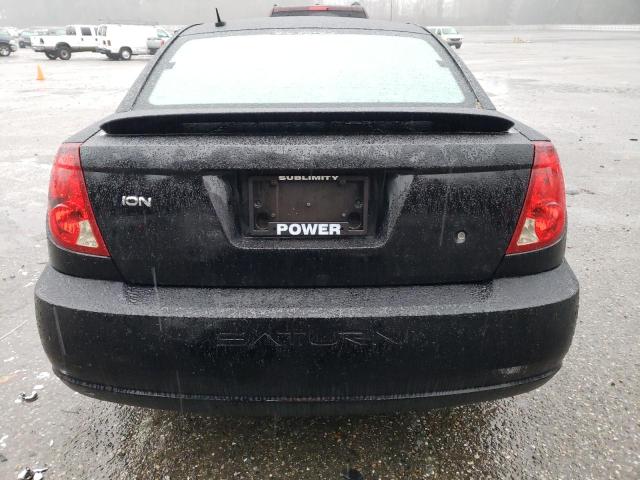 1G8AW15F66Z190343 - 2006 SATURN ION LEVEL 3 BLACK photo 6