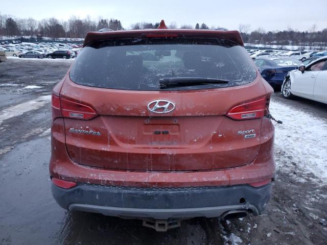 5XYZUDLB5FG299522 - 2015 HYUNDAI SANTA FE S ORANGE photo 6