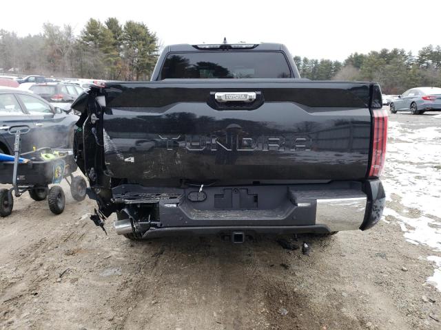 5TFMA5DB3PX068303 - 2023 TOYOTA TUNDRA CREWMAX PLATINUM Schwarz Foto 6