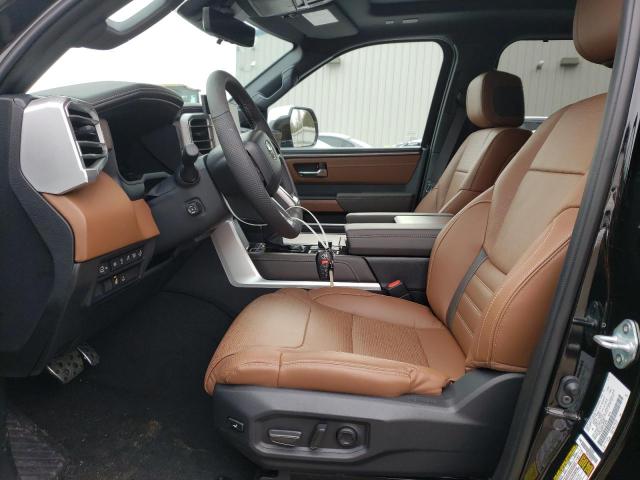 5TFMA5DB3PX068303 - 2023 TOYOTA TUNDRA CREWMAX PLATINUM Schwarz Foto 7