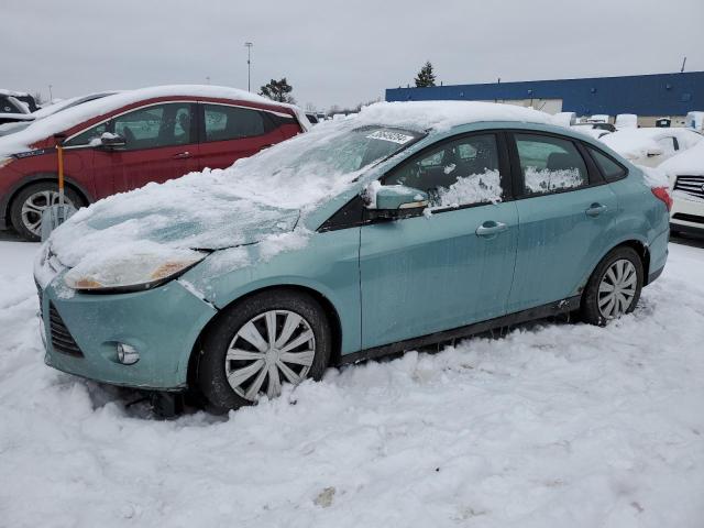1FAHP3F28CL123983 - 2012 FORD FOCUS SE TEAL photo 1