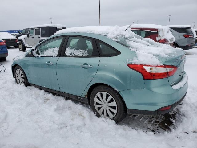 1FAHP3F28CL123983 - 2012 FORD FOCUS SE TEAL photo 2
