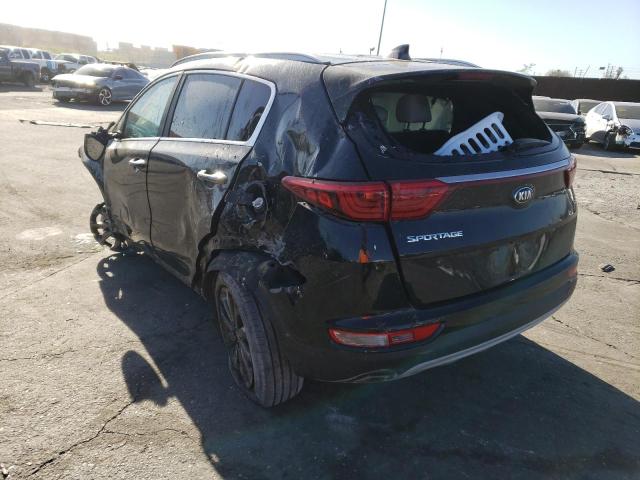 KNDPN3AC3J7466413 - 2018 KIA SPORTAGE EX BLACK photo 2