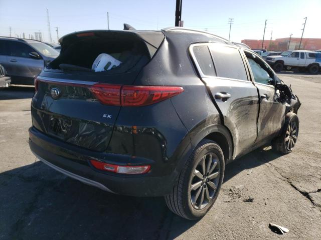 KNDPN3AC3J7466413 - 2018 KIA SPORTAGE EX BLACK photo 3