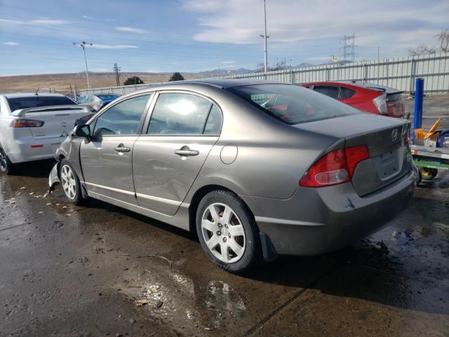 1HGFA165X6L104262 - 2006 HONDA CIVIC LX GRAY photo 2