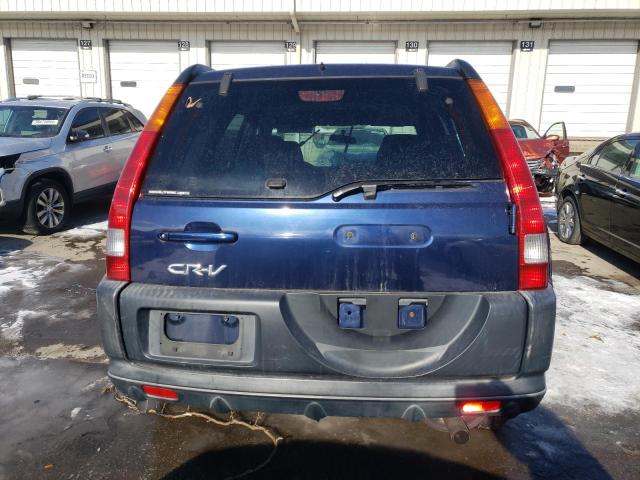 JHLRD78884C041840 - 2004 HONDA CR-V EX BLUE photo 6