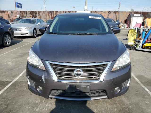 3N1AB7AP0DL775817 - 2013 NISSAN SENTRA S GRAY photo 5