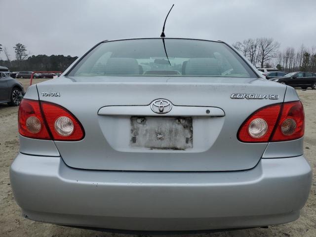 1NXBR32E96Z576837 - 2006 TOYOTA COROLLA CE SILVER photo 6