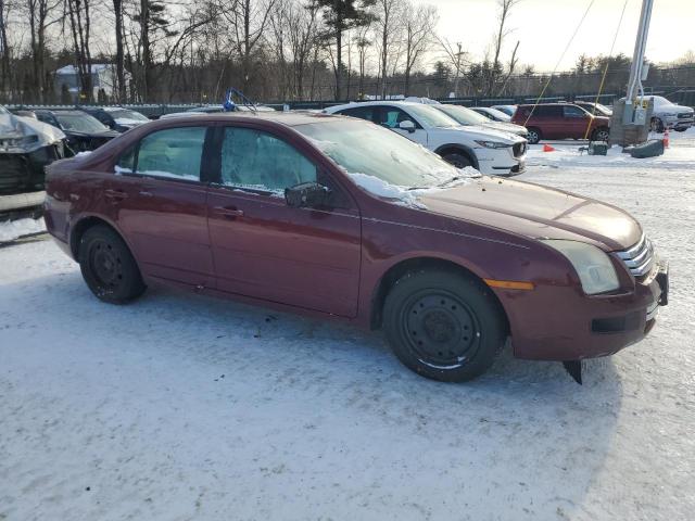 3FAFP06Z86R131946 - 2006 FORD FUSION S RED photo 4