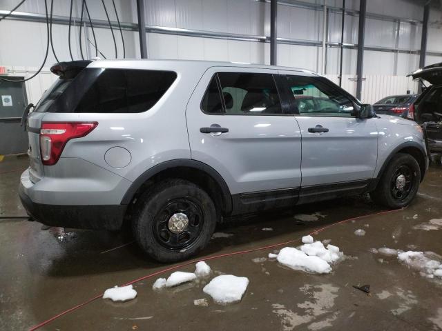 1FM5K8AR7DGB28742 - 2013 FORD EXPLORER POLICE INTERCEPTOR SILVER photo 3