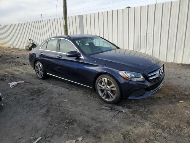 55SWF4JB6JU269055 - 2018 MERCEDES-BENZ C 300 BLUE photo 4