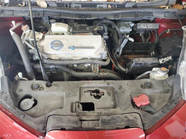 JN1AZ0CP3CT019473 - 2012 NISSAN LEAF SV RED photo 11