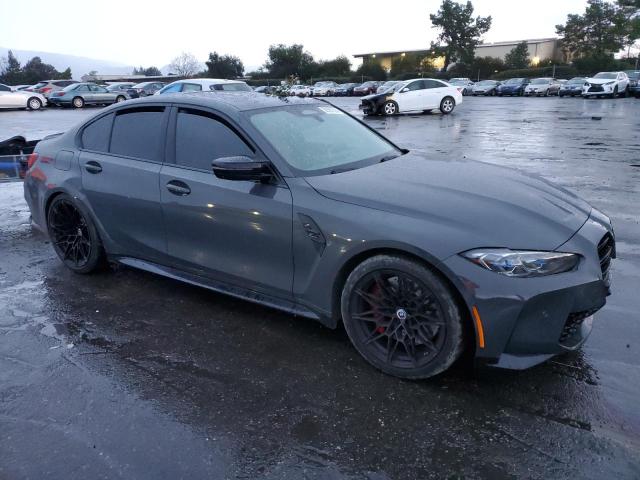 WBS33AY01PFP12578 - 2023 BMW M3 COMPETITION GRAY photo 4