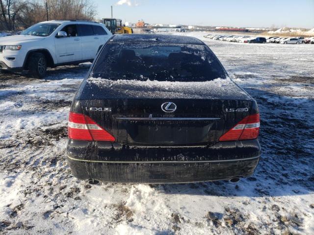 JTHBN36F855021050 - 2005 LEXUS LS 430 BLACK photo 6