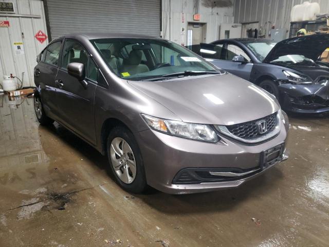 19XFB2F56FE048329 - 2015 HONDA CIVIC LX GRAY photo 4