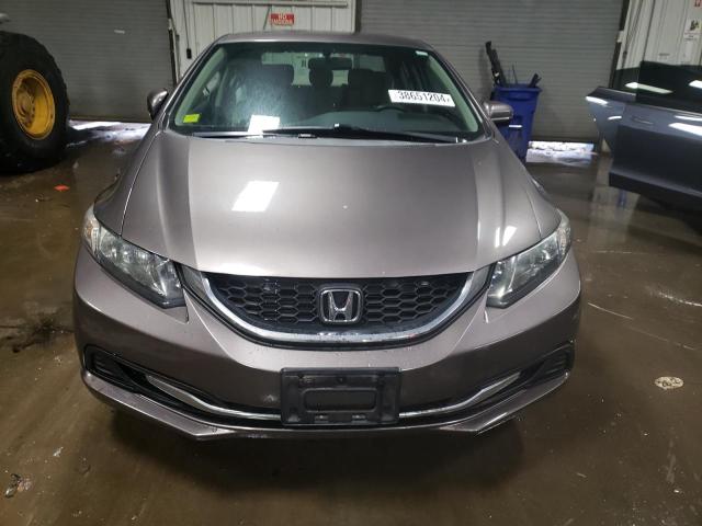 19XFB2F56FE048329 - 2015 HONDA CIVIC LX GRAY photo 5