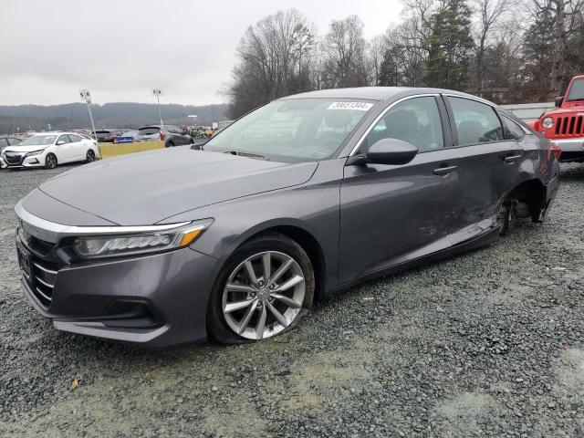 1HGCV1F18MA117461 - 2021 HONDA ACCORD LX GRAY photo 1