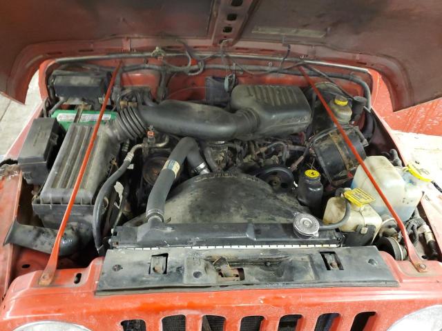 1J4FY29P4VP425325 - 1997 JEEP WRANGLER / SE RED photo 11