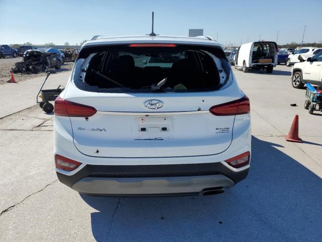 5NMS23AD5KH033472 - 2019 HYUNDAI SANTA FE SE WHITE photo 6