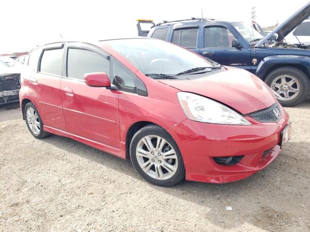 JHMGE884X9S023484 - 2009 HONDA FIT SPORT RED photo 4